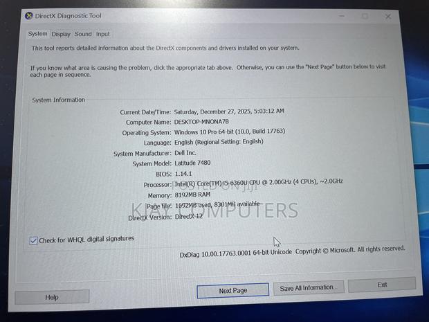 Laptop Dell Latitude 7480 8GB Intel Core I5 SSD 256GB photo 6