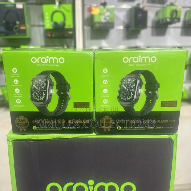 Oraimo Watch Lumos N 2.01'' Hd Smart Watch With Extra Strap photo 3