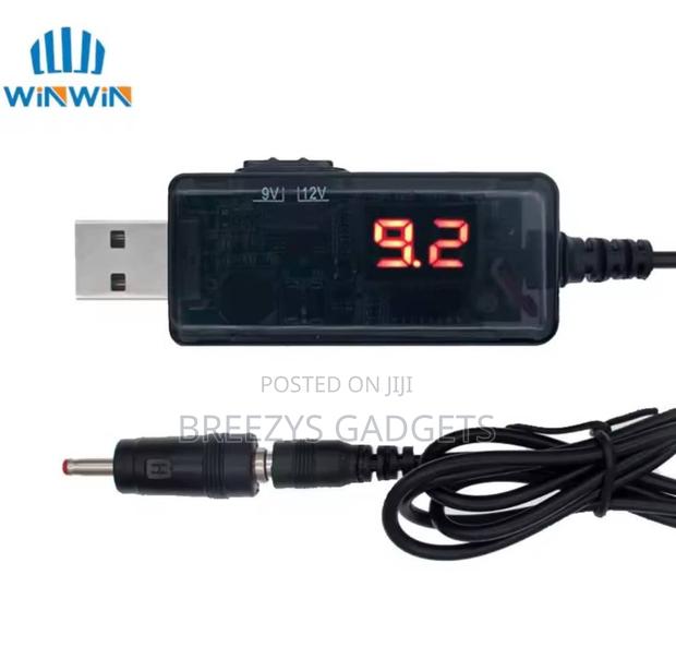 Usb Boost Converter Dc 5v to 9v 12v Usb Step-Up Converter Cable photo 2