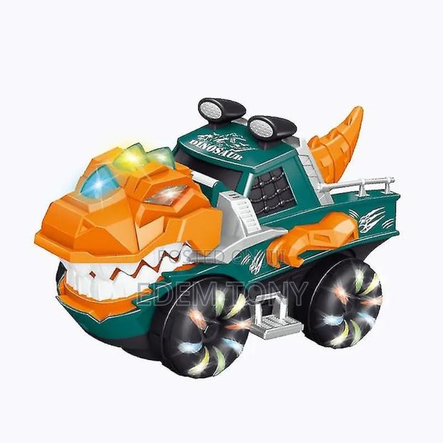 Dinosaur Chariot" Toy Car With Lights and Sound Effects