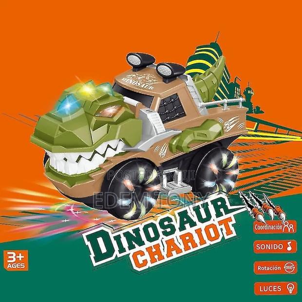Dinosaur Chariot" Toy Car With Lights and Sound Effects photo 5
