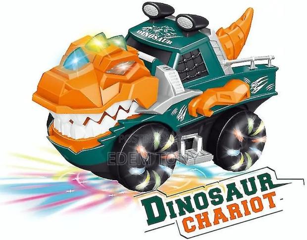 Dinosaur Chariot" Toy Car With Lights and Sound Effects photo 6