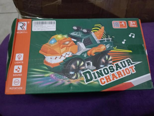 Dinosaur Chariot" Toy Car With Lights and Sound Effects photo 2