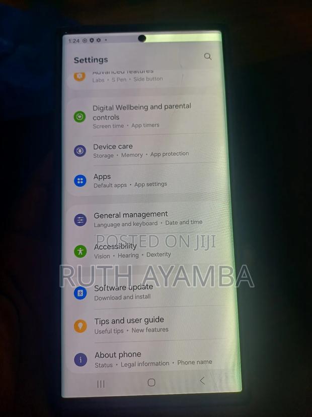 Samsung Galaxy S22 Ultra 128 GB Black photo 2