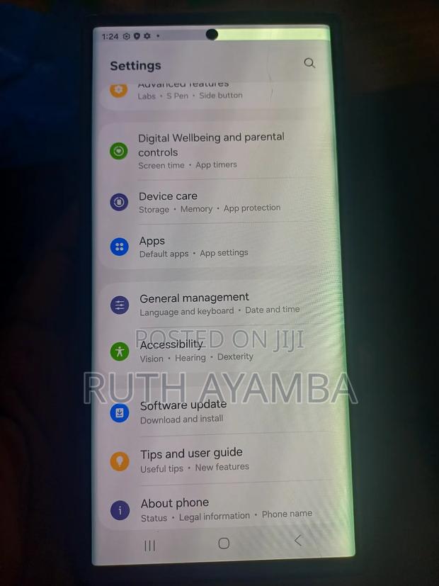 Samsung Galaxy S22 Ultra 128 GB Black photo 3
