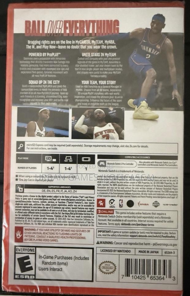 Nba 2k26 Switch 2 Sealed · Photo 4