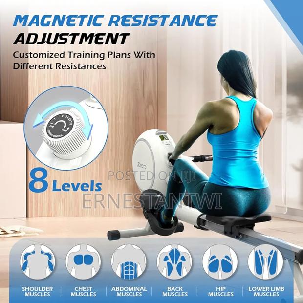 Foldable Magnetic Rowing Machine From Joroto, Uk photo 2