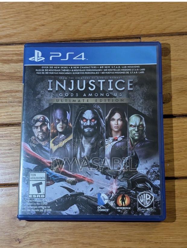 Injustice Gods Among Us Ps4 and Ps5 Compatible