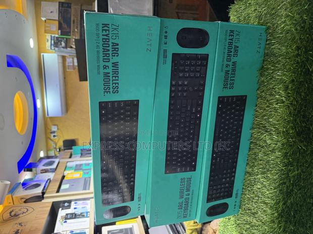 Heatz Wireless Keyboard and Mouse Black Combo Original photo 5