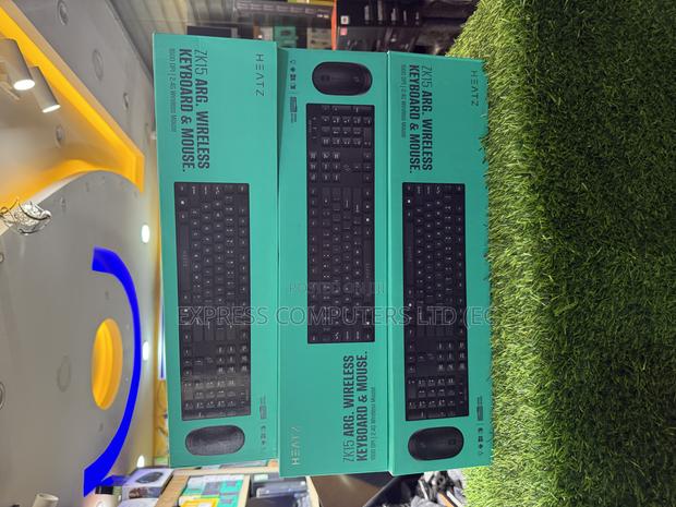 Heatz Wireless Keyboard and Mouse Black Combo Original photo 7