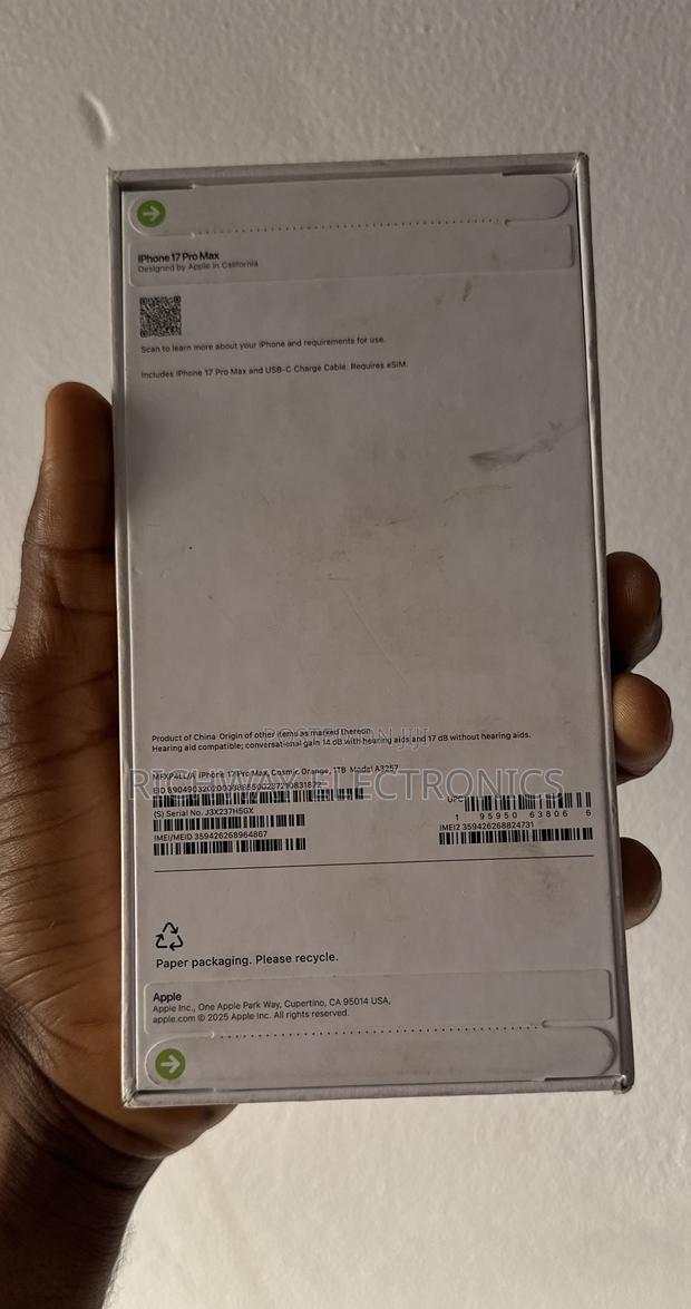 New Apple iPhone 17 Pro Max 1 TB Orange photo 2