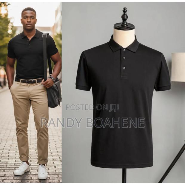 Plane Black Polo Shirt · Photo 4