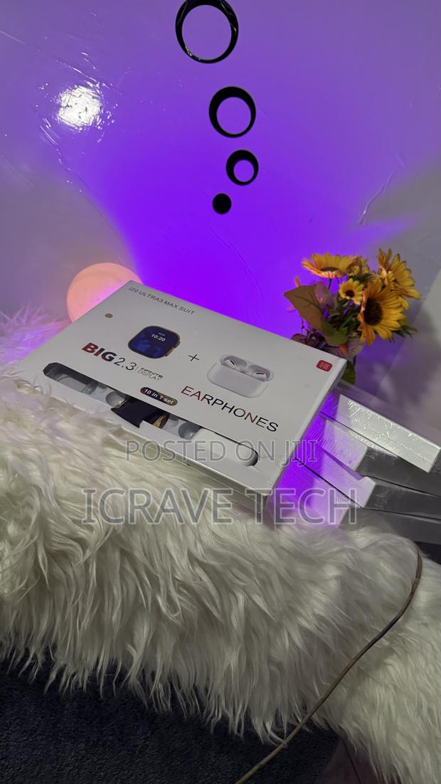 Ultra3 Max Suit Smart Watch With Airpods Pro photo 3