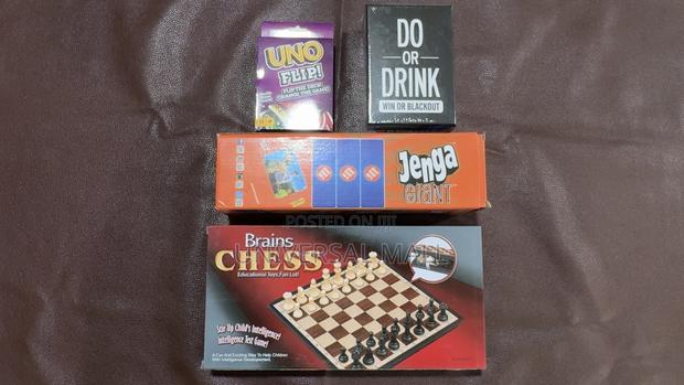 Chess, Jenga, Uno Flip Game and Do or Drink photo 2