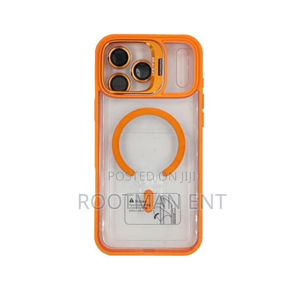 Self-Contained Stand Silicone Case Lens Cover for iPhone 17 Pro Max