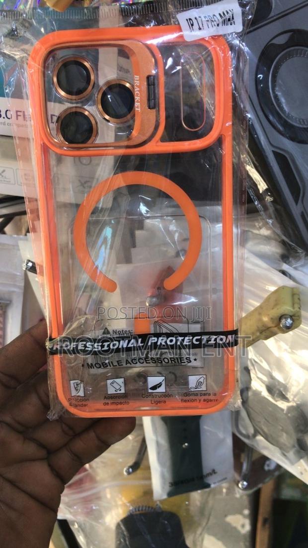 Self-Contained Stand Silicone Case Lens Cover for iPhone 17 Pro Max photo 2