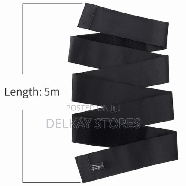 Tummy Wrap/Waist Trainer Belt Control - 5m Black
