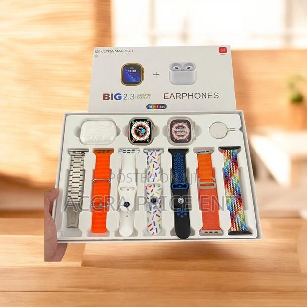 I-20 Ultra Smartwatch 10 in 1 Set (627226) photo 2