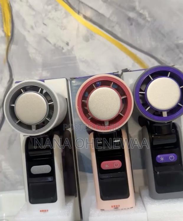 Handheld Fan With Air Cooler and Flash Light