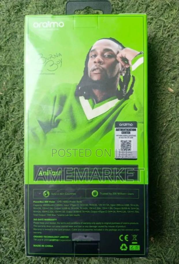 Oraimo Powerbox 400 Vision 40000mah 22.5w Power Bank photo 3