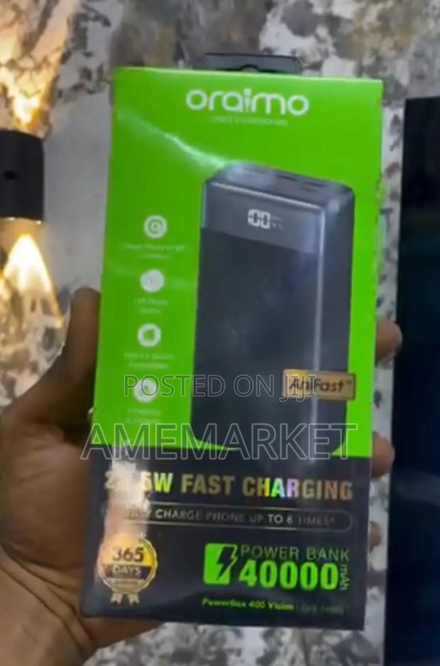 Oraimo Powerbox 400 Vision 40000mah 22.5w Power Bank photo 4