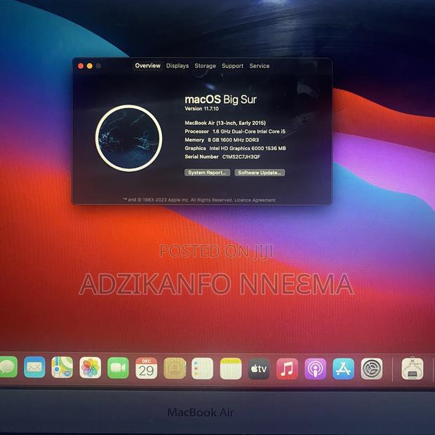 Laptop Apple MacBook Air 2015 8GB Intel Core I5 SSD 250GB photo 3