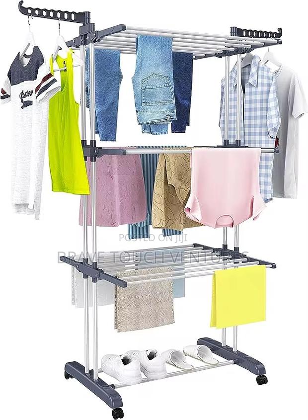 Multifunctional Floor Standing Cloth Drying Rack · Photo 4