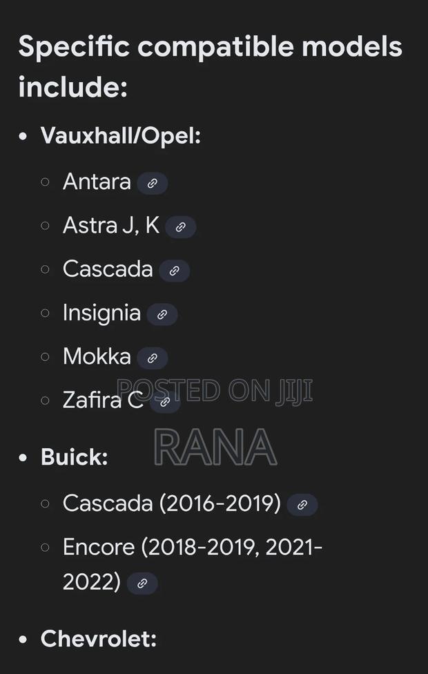 Map Sensor 2018 Equinox Other