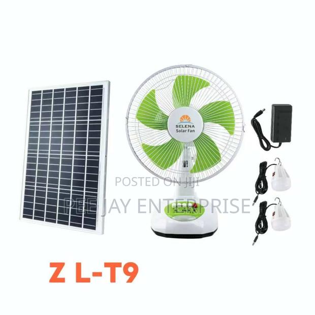 Selena Z L-T9 Rechargeable Solar Fan