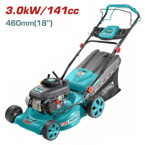 Total Gasoline Lawn Mower Hand Push 4hp Tgt141182