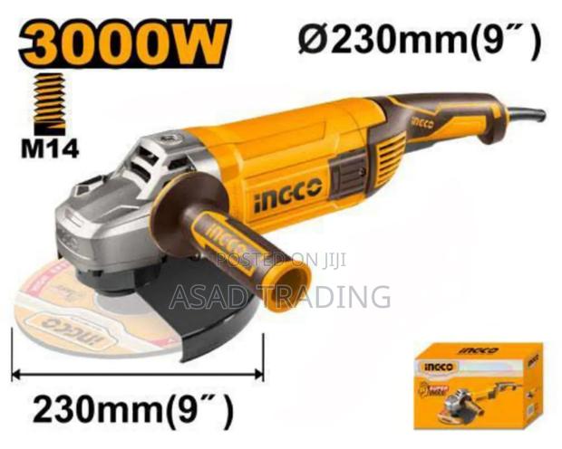 Ingco Angle Grinder 3000w 230mm (9") Ag30008