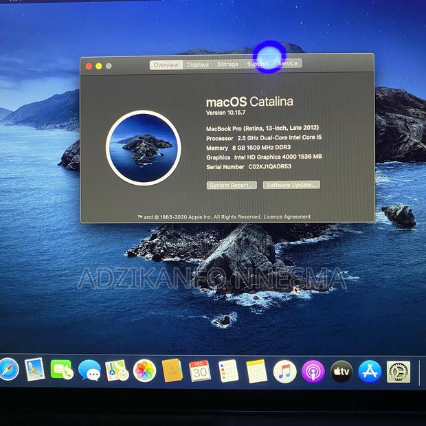 Laptop Apple MacBook Pro 2012 8GB Intel Core I5 HDD 250GB photo 2