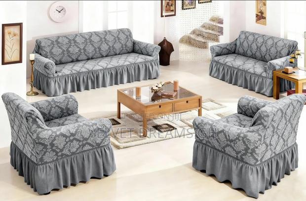 Quality Sofa Cover Set That Protects and Beautifies Your Space. photo 3