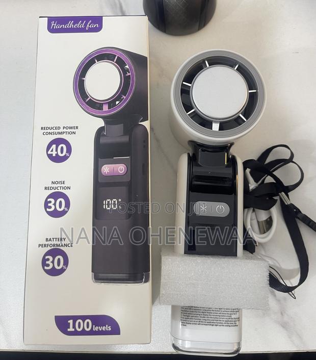 Handheld Fan With Air Cooler and Flash Light photo 2