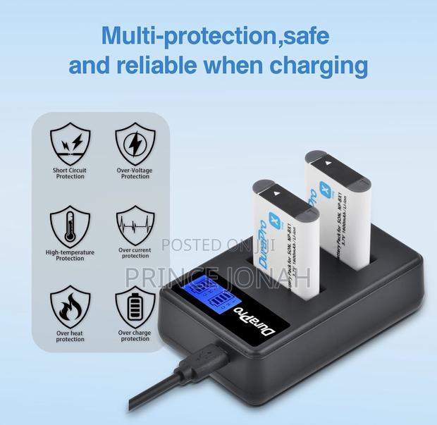 Durapro 2packs Np-Bx1 Np Bx1 Npbx1 Battery + LCD Dual Usb Charger photo 2