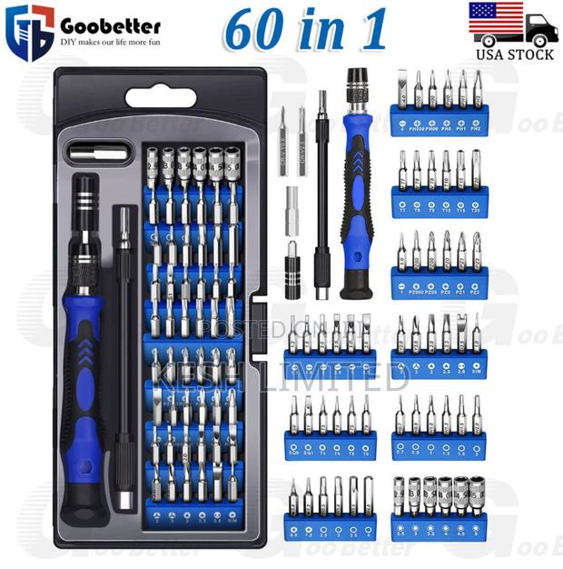 60 in 1 Magnetic Precision Screwdriver Set Repair Fix Tool