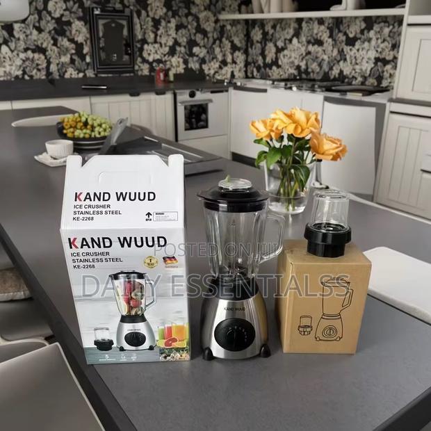 Kaund Wuud Stainless Steel Blender | Strong Motor