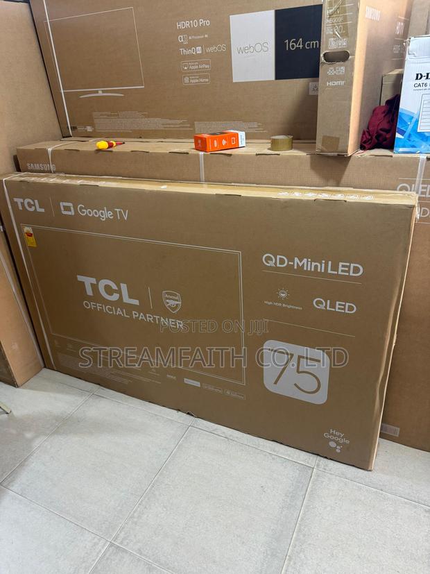 Tcl 75′′ Qd-mini Led 4k 75c6k Premium Tv, 144hz Native Refresh Rate,
