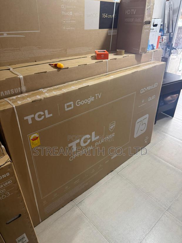 Tcl 75′′ Qd-mini Led 4k 75c6k Premium Tv, 144hz Native Refresh Rate, photo 2
