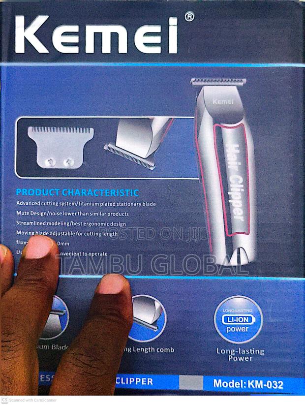 Original Kemei Km-032 Professional Trimmer – Sharp, Durable Cordless photo 5