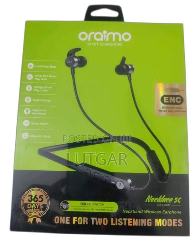 Original Oraimo Neck Headsets/Headphones photo 3