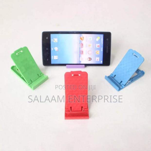 Foldable and Adjustable Small Plastic Mobile Phone Stand