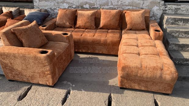 Beautiful L Shape Sofas With Single photo 2