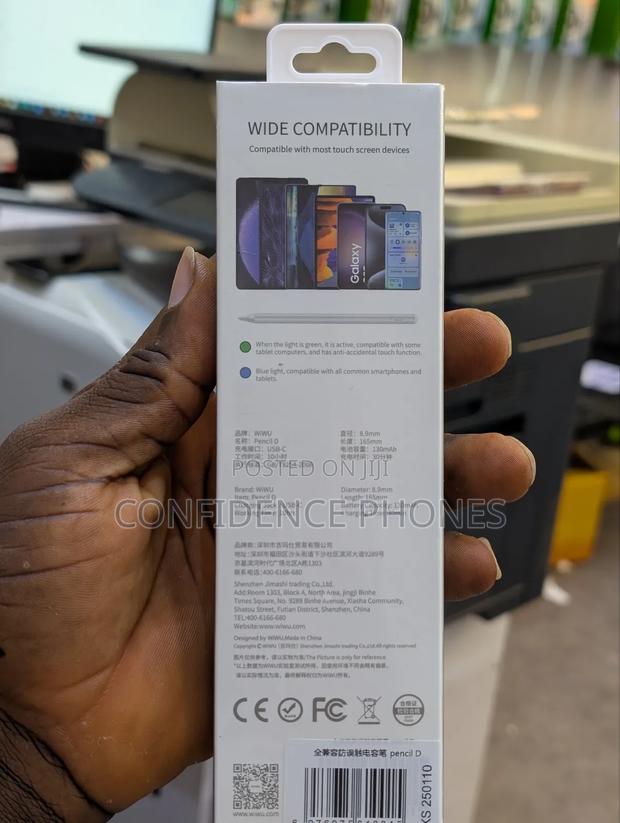 Wiwu Pencil D Stylus Pen Support's Apple and Android