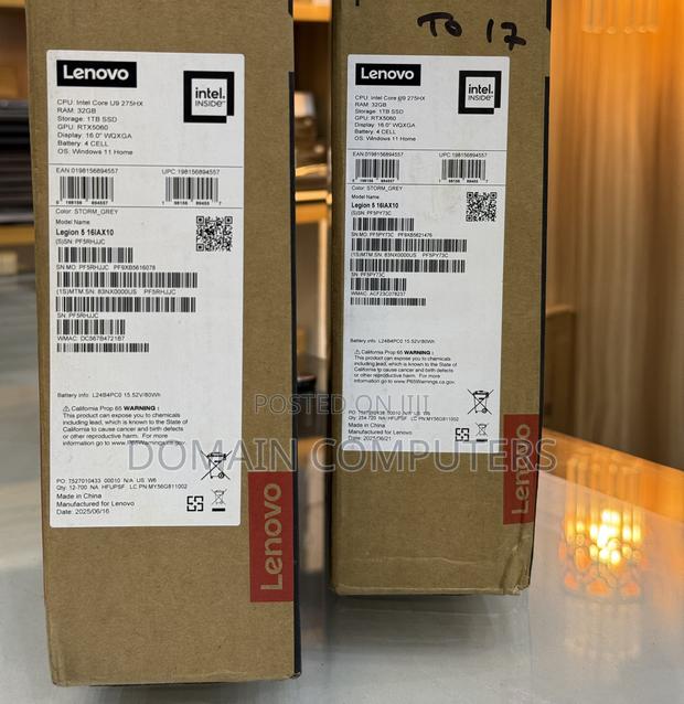 New Laptop Lenovo Legion 5 32GB Intel Core Ultra 9 SSD 1T photo 10