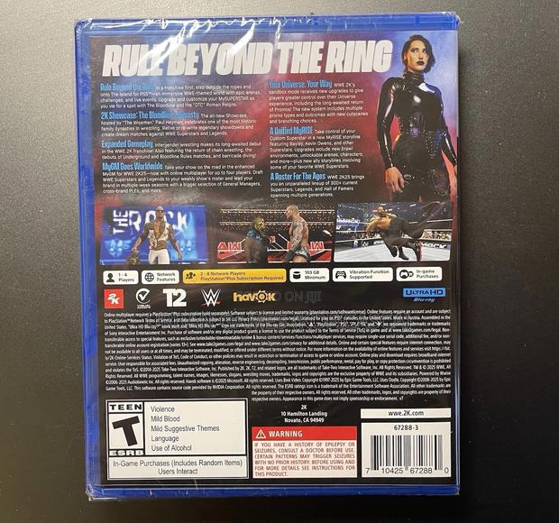 W2k25 Ps5 Wrestling Sealed · Photo 4
