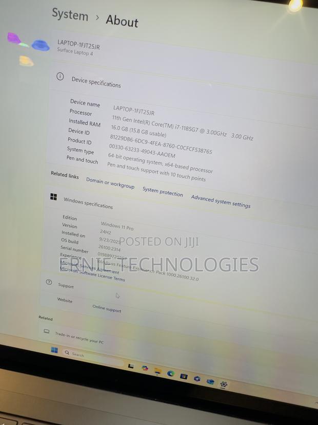 Laptop Microsoft Surface Laptop 4 16GB Intel Core i7 SSD 256GB photo 8
