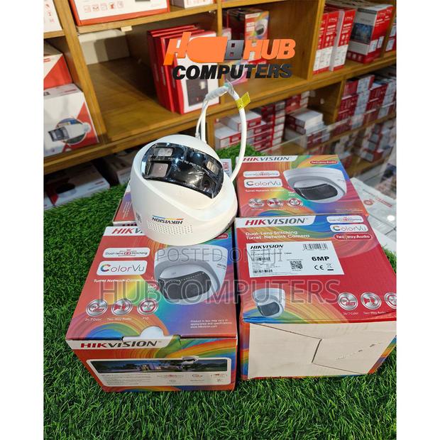 Hikvision Ds-2cd1367g2hp-Liuf/SRB Dome 6.0mp Ip Dual Lens Camera photo 2