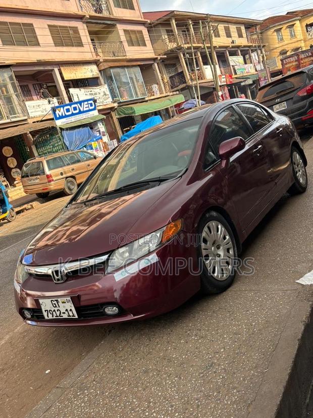 Honda Civic 1.4 5 Door Automatic 2010 Red