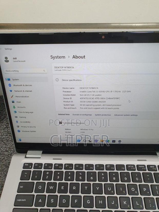 Laptop Dell Latitude 5310 16GB Intel Core I5 SSD 256GB photo 4